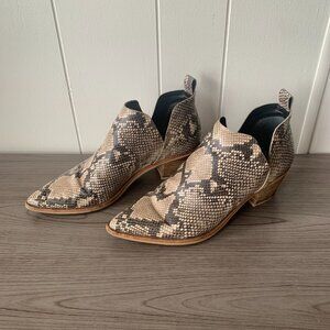 Dolce Vita Sonni Pointy Toe Bootie in Snake